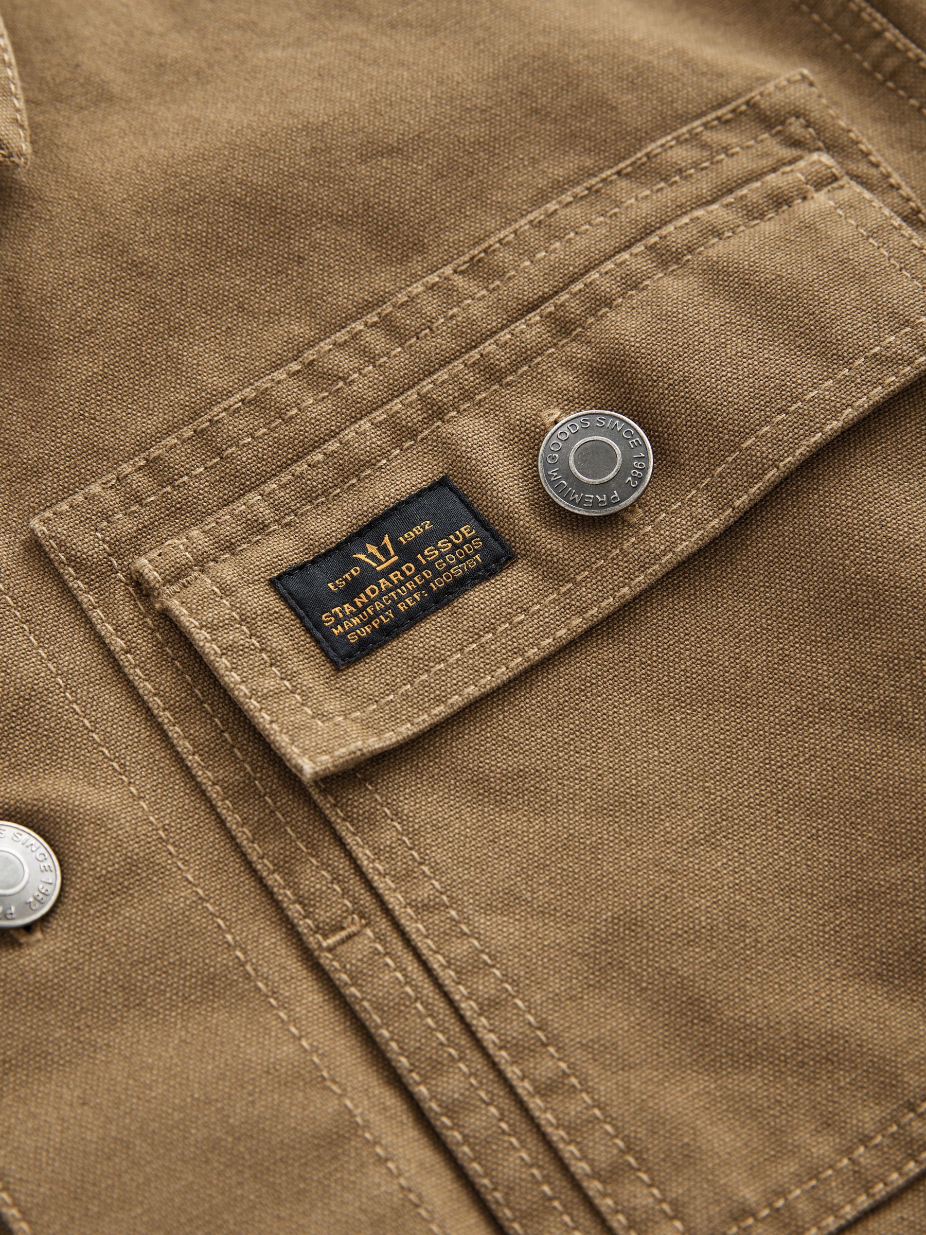 Satın al Doğal Taş - Kanvas Shacket 100% Pamuk Overshirt Next