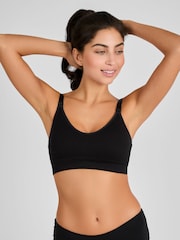 JoJo Maman Bébé Black Emma-Jane Padded Seamless Maternity & Nursing Bra - Image 1 of 5