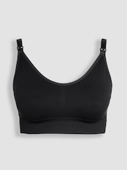 JoJo Maman Bébé Black Emma-Jane Padded Seamless Maternity & Nursing Bra - Image 4 of 5