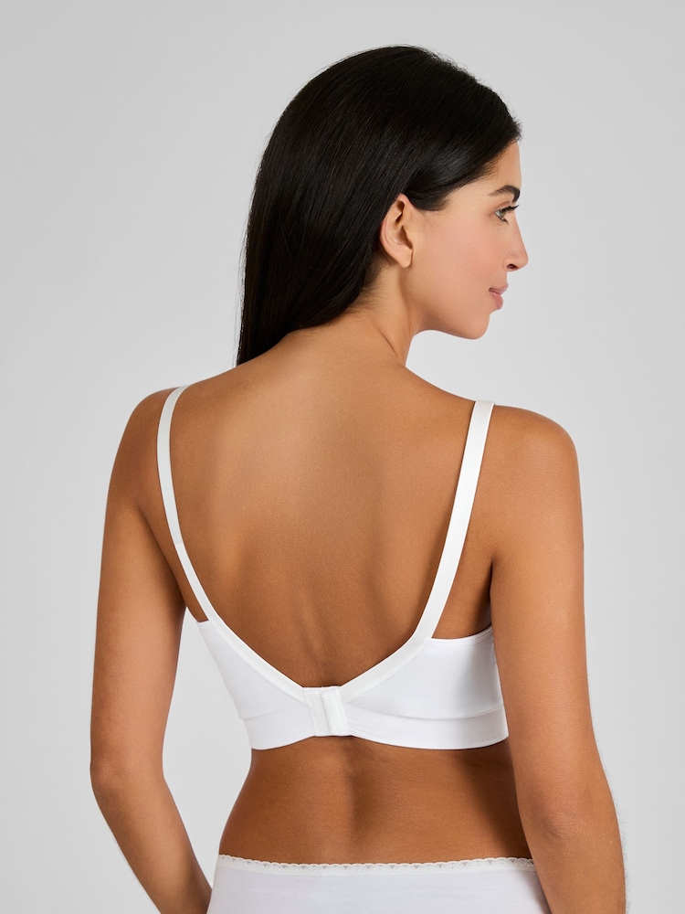 Білий - Emma Jane Emma-Jane Lace Trim Seamless Maternity & Nursing Bra - Image 2 of 5
