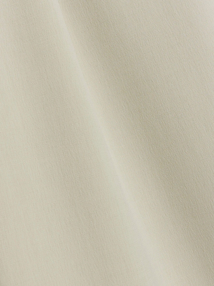 River Island Green Wide Leg Pleated Trousers - Image 6 of 6
