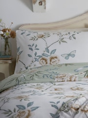 Dreams & Drapes Green Amelle Reversible Duvet Set - Image 2 of 4