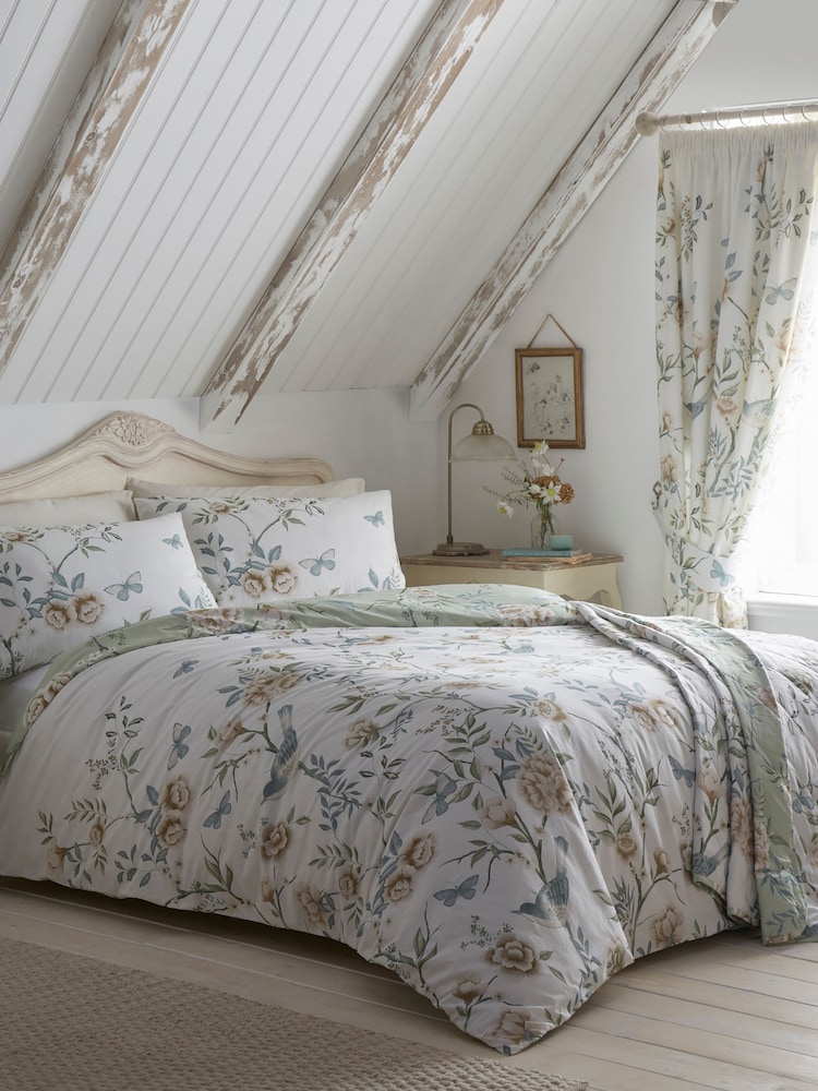Dreams & Drapes Green Amelle Reversible Bedspread - Image 2 of 3