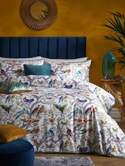 Laurence Llewelyn-Bowen 100% Cotton Birdity Absurdity 200 Thread Count Duvet Cover Set - Изображение 1 из 4
