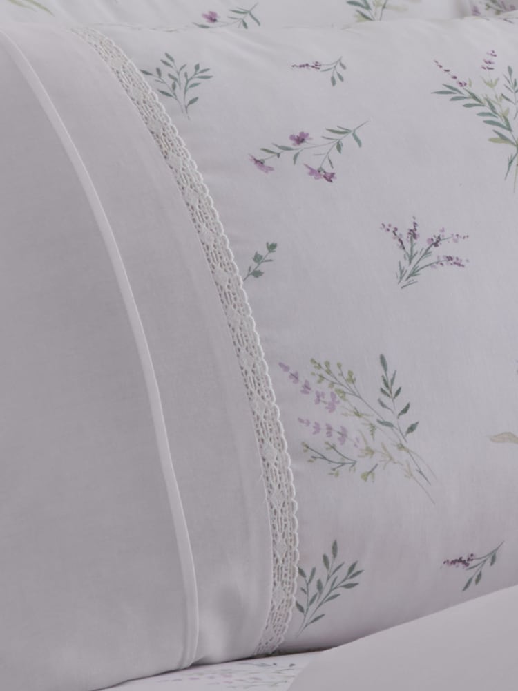 Dreams & Drapes Chloe Lace Detail Duvet Cover Set - Imagen 3 de 3