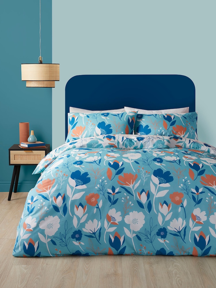 Fusion Duck Egg Luna Reversible Duvet Cover Set - Image 7 of 7