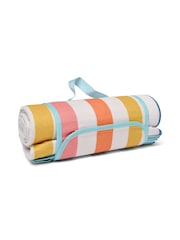 Fusion Multi Carlson Stripe Waterproof Backed Picnic Blanket - Image 2 of 4