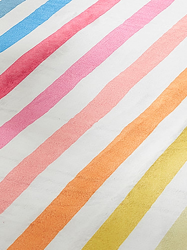 Fusion Multi Carlson Stripe Waterproof Backed Picnic Blanket - Image 4 of 4