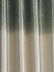 Fusion Green Ombre Strata Room Darkening Pair of Eyelet Curtain - Image 3 of 3