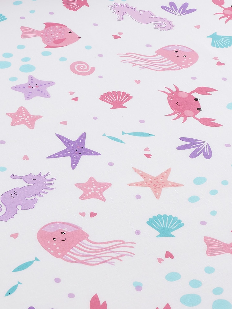 Bedlam Agua Mermaid Vibes Reversible Duvet Cover Set - Image 4 of 4