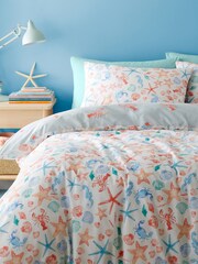 Fusion Coral Camel Coastal Bay Easycare Duvet Cover Set - Image 2 of 3