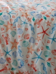 Fusion Coral Camel Coastal Bay Easycare Duvet Cover Set - Image 3 of 3