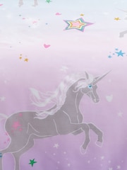 Bedlam Lilac Ombre Unicorn Glow in the Dark Duvet Cover Set - Image 6 of 6