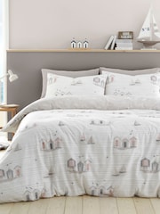 Fusion Beach Huts Easycare Duvet Cover Set - Imagen 1 de 3