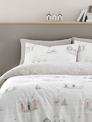 Fusion Beach Huts Easycare Duvet Cover Set - Imagen 2 de 3