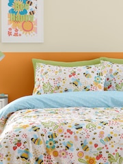 Fusion Ochre Buzzy Bee Easycare Duvet Cover Set - Image 2 of 3