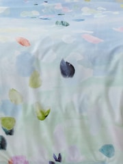 Appletree Duck Egg Alfresco 100% Cotton Duvet Cover Set - Image 4 of 6
