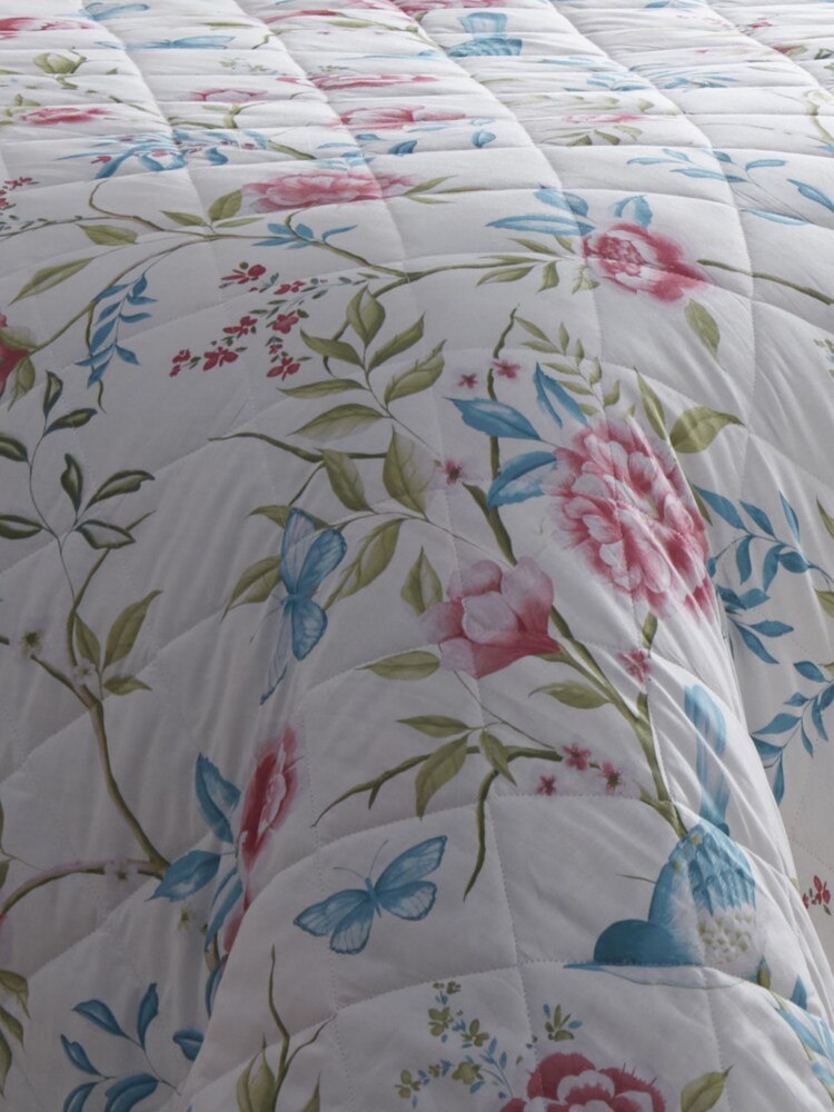 Dreams & Drapes Blue Amelle Reversible Bedspread - Image 3 of 3 Dreams & Drapes Blue Amelle Reversible Bedspread - Image 3 of 3