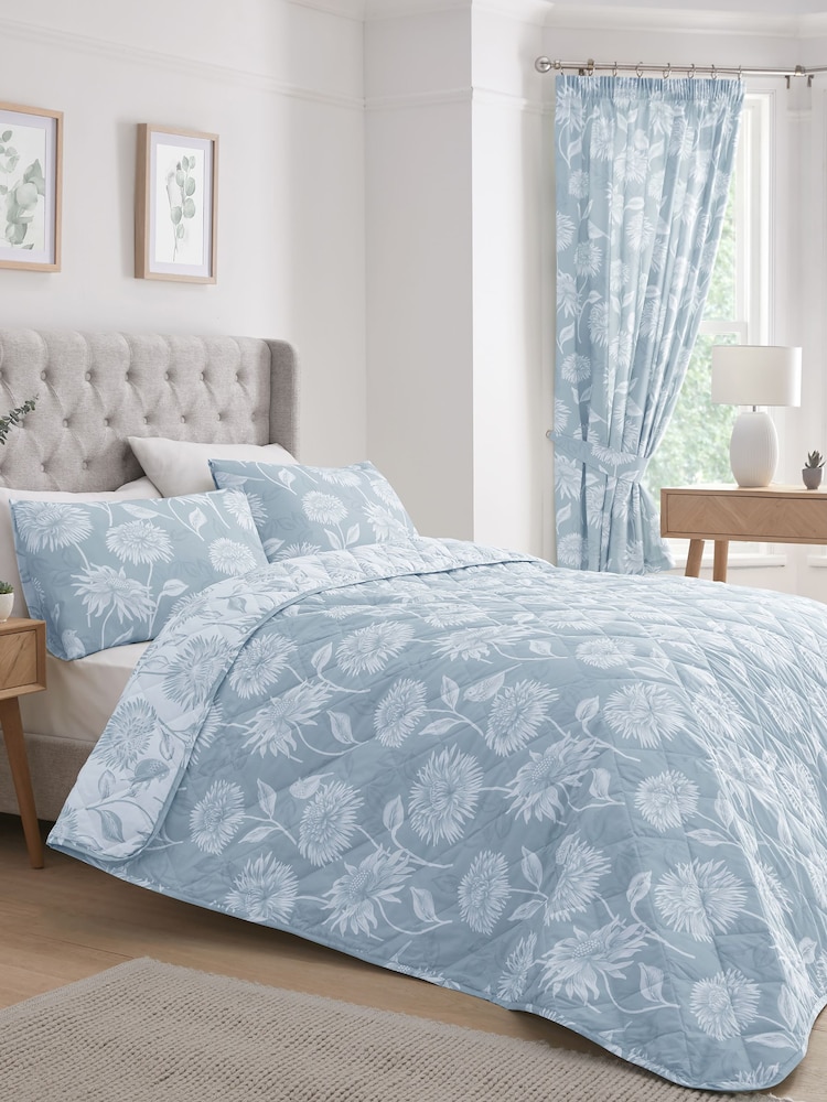 Dreams & Drapes Chrysanthemum Reversible Bedspread - Imagem 1 de 3