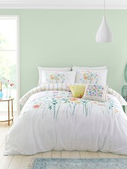 Appletree Multi Gardenia 100% Cotton Duvet Cover Set - Image 1 of 6