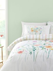 Appletree Multi Gardenia 100% Cotton Duvet Cover Set - Image 3 of 6