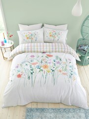 Appletree Multi Gardenia 100% Cotton Duvet Cover Set - Image 4 of 6