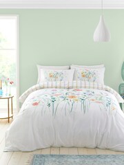 Appletree Multi Gardenia 100% Cotton Duvet Cover Set - Image 6 of 6