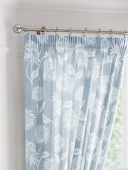 Dreams & Drapes Chrysanthemum Lined Pair of Pencil Pleat Curtains - Bild 2 von 3