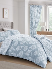 Dreams & Drapes Chrysanthemum Lined Pair of Pencil Pleat Curtains - Bild 3 von 3