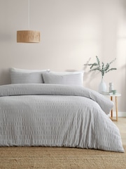 Serene Honley Seersucker Textured Duvet Cover Set - Image 1 of 3