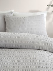 Serene Honley Seersucker Textured Duvet Cover Set - Image 2 of 3