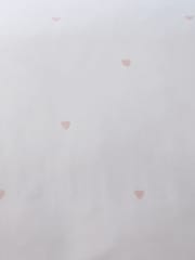 Serene Blush Decorative Heart Soft Touch Duvet Cover Set - Image 3 of 3