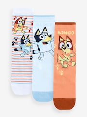 Character Blue Bluey Socks 3 Pack - Image 1 of 4