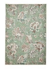 Dreams & Drapes Green Keats  Washable Rug - Image 3 of 4