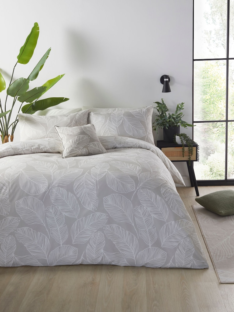 Fusion Natural Matteo Reversible Duvet Cover Set - Image 1 of 4