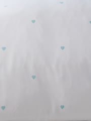 Serene Blush Decorative Heart Soft Touch Duvet Cover Set - Image 3 of 3