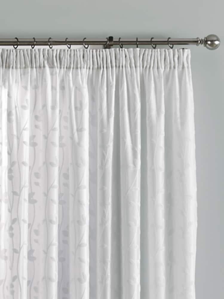 Dreams & Drapes Sophia Luxury Sheer Pair of Pencil Pleat Pencil Pleat Curtains - Imagem 2 de 3