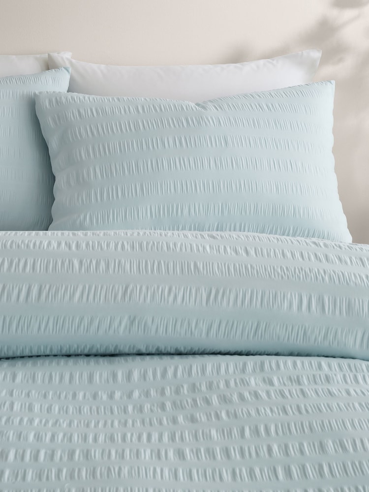 Serene Honley Seersucker Textured Duvet Cover Set - Image 2 of 3