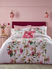 Soiree Pink Layla Luxury 500 Thread Count Duvet Cover Set - Image 1 of 5