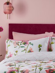 Soiree Pink Layla Luxury 500 Thread Count Duvet Cover Set - Image 2 of 5