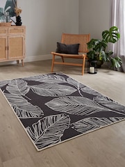 Fusion Charcoal Matteo Washable Rug - Image 1 of 2