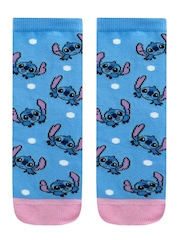 Character Blue Lilo and Stitch Socks 3 Pack - Image 4 of 5