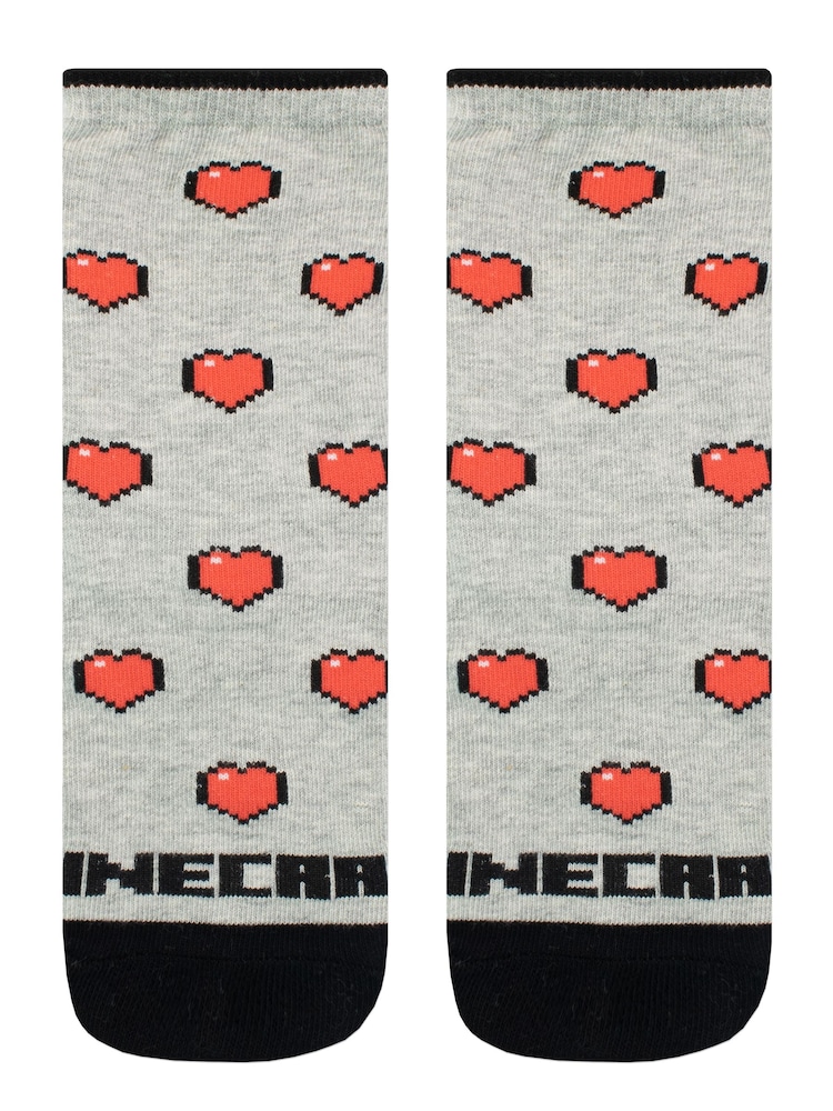 Character Green Minecraft Socks 3 Pack - Image 4 of 8