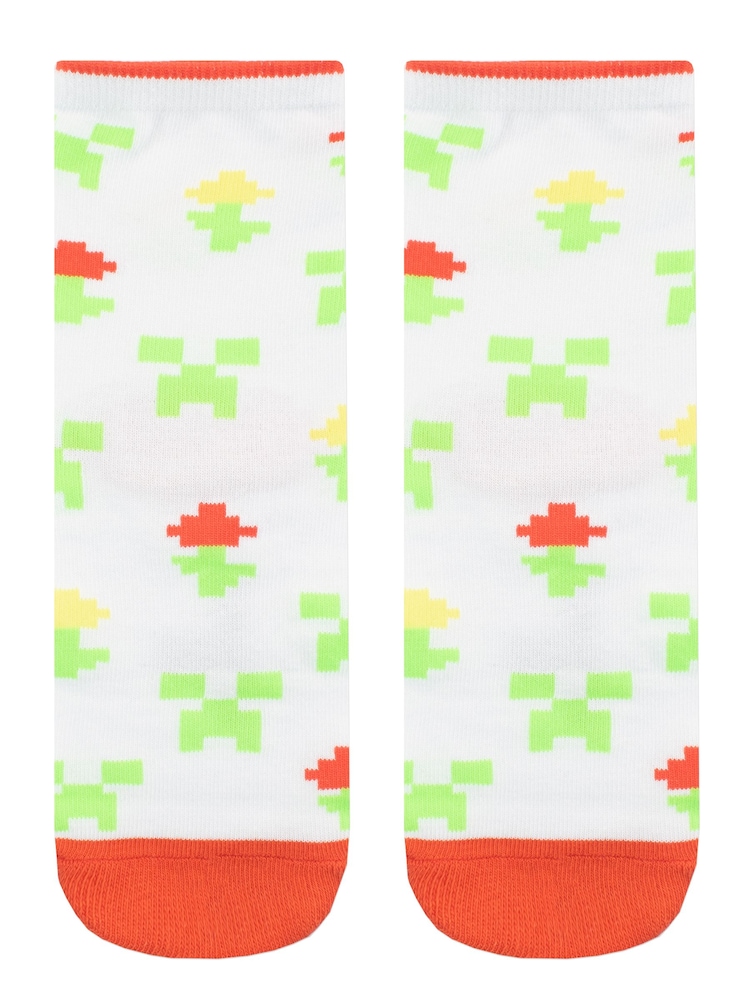 Character Green Minecraft Socks 3 Pack - Image 5 of 8