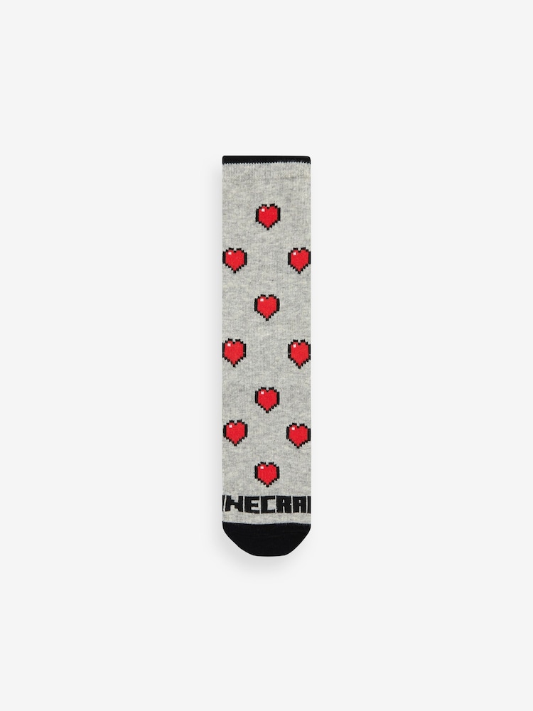 Character Green Minecraft Socks 3 Pack - Image 6 of 8