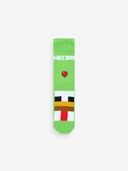 Character Green Minecraft Socks 3 Pack - Image 7 of 8