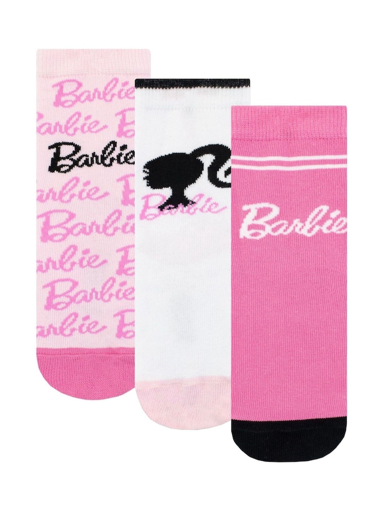 Character Barbie 3 Pack Socks - صورة 1 من 4