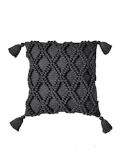 Drift Home Black Alda Outdoor Textured Filled Cushion - Image 2 of 4