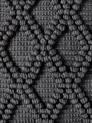 Drift Home Black Alda Outdoor Textured Filled Cushion - Image 3 of 4