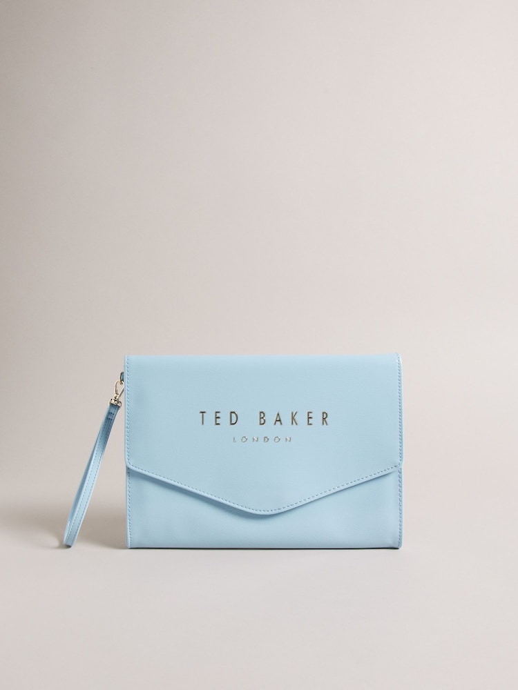 Ted Baker Blue Crinkie Crinkle Icon Pouch - Image 2 of 5